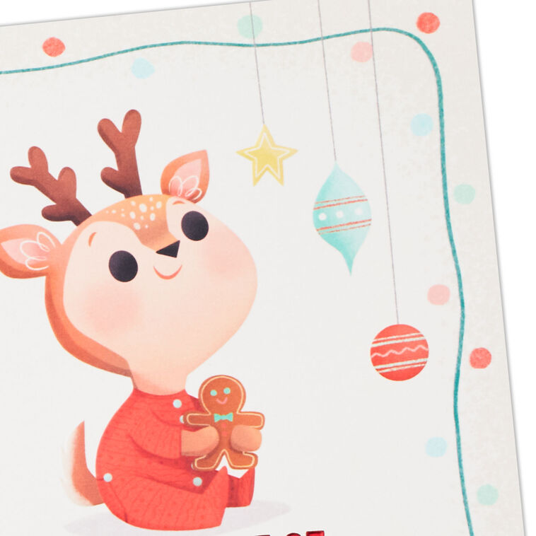 Hallmark Love And Joy Pop-Up Baby's First Christmas Card For Grandson