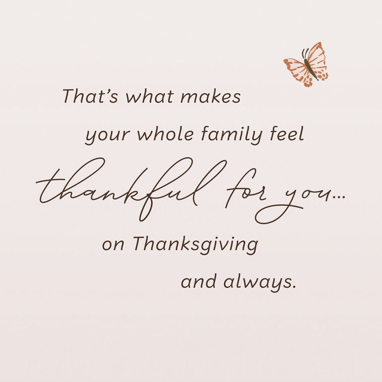 Hallmark Love And Smiles Follow Where You Go Thanksgiving Card