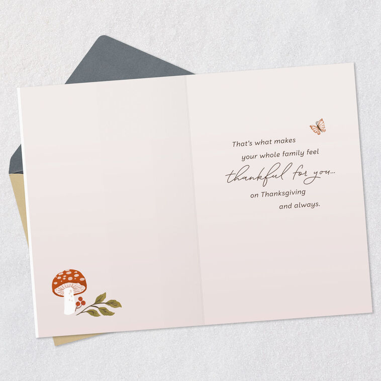 Hallmark Love And Smiles Follow Where You Go Thanksgiving Card