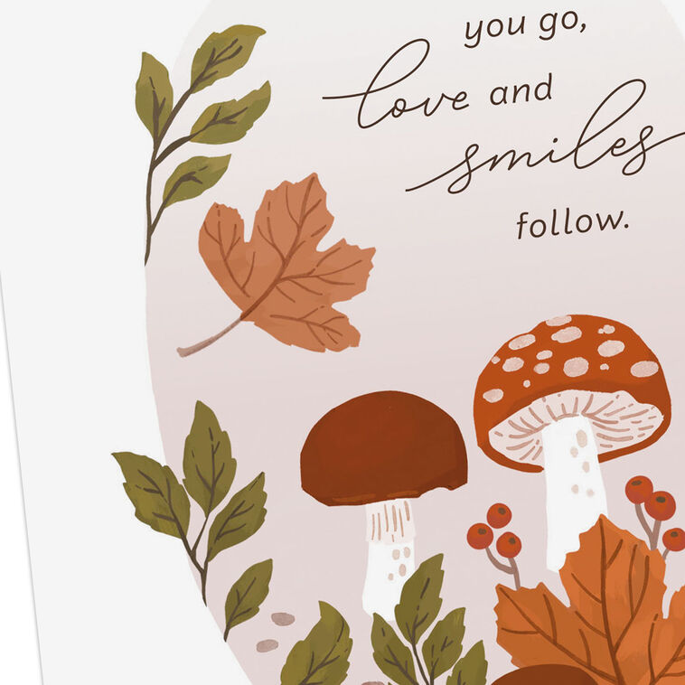Hallmark Love And Smiles Follow Where You Go Thanksgiving Card