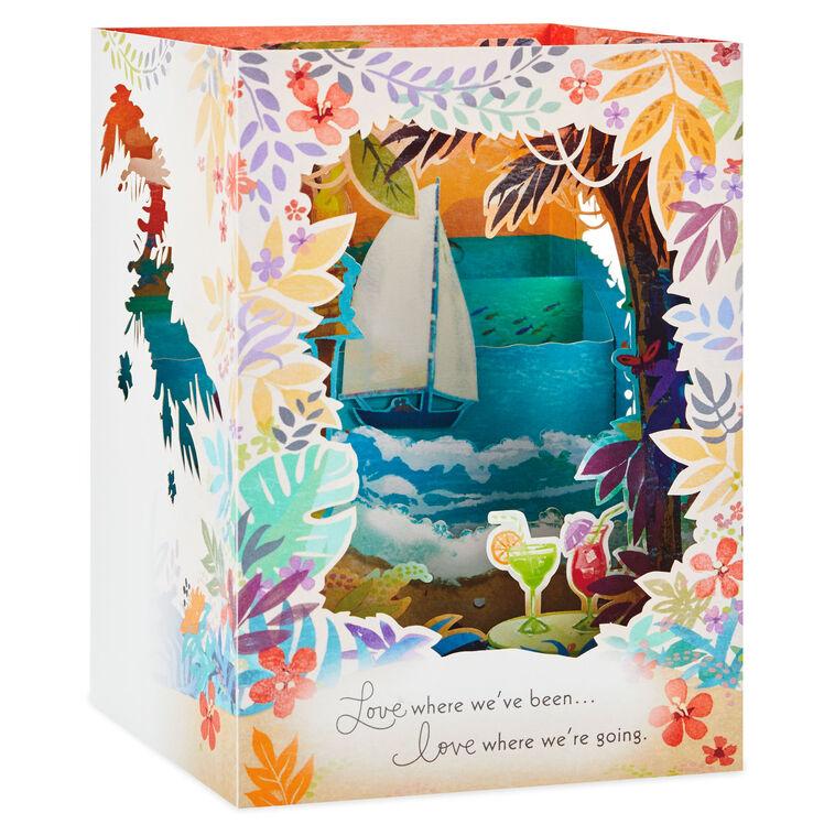 Hallmark Love Anywhere With You 3D Pop-Up Anniversary Card