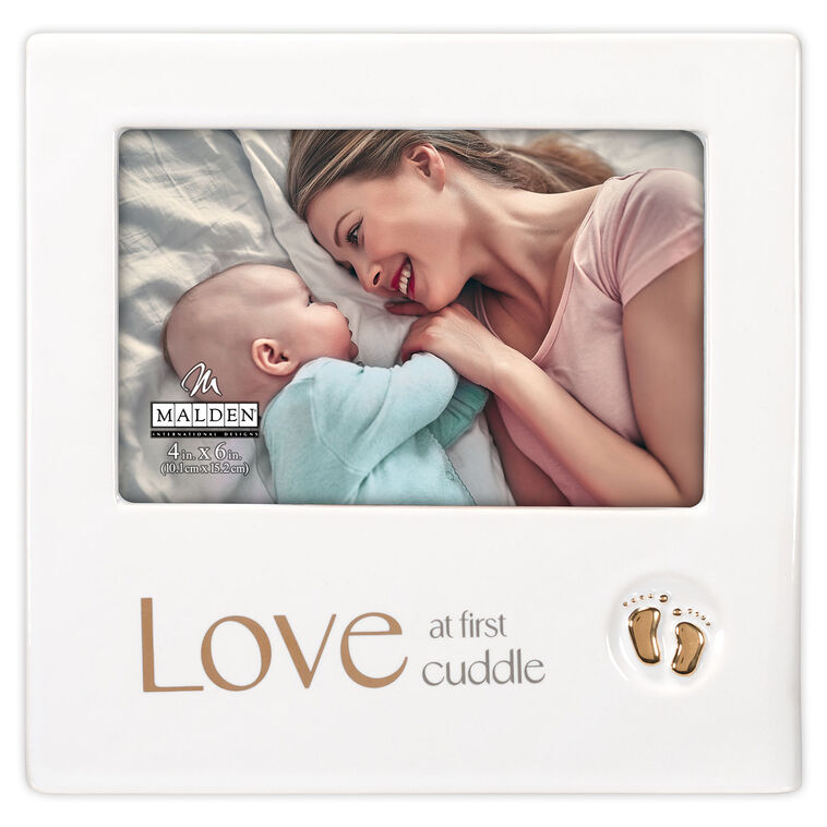 hallmark Love at First Cuddle Ceramic Picture Frame 4x6