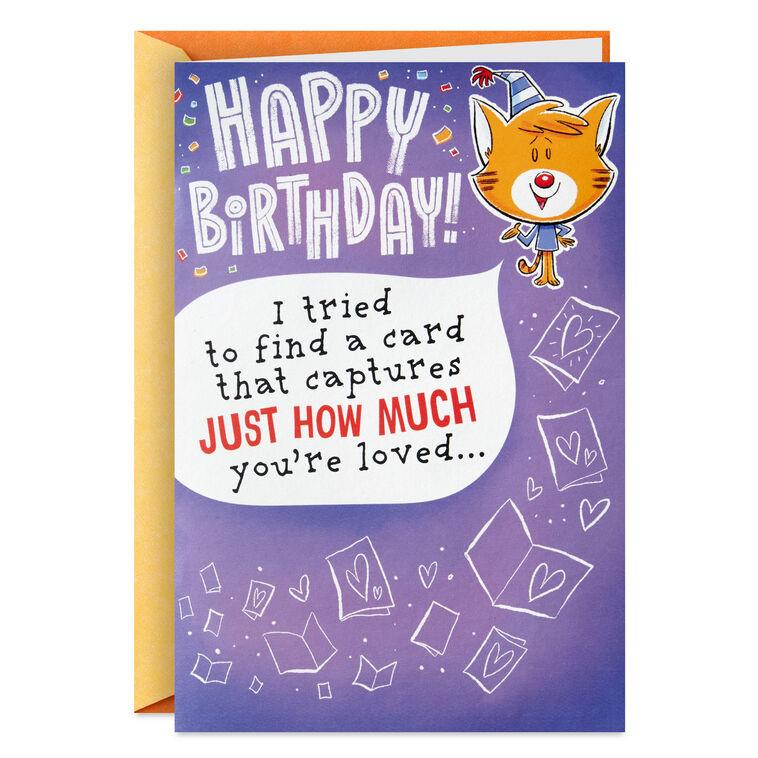 hallmark Love Explosion Funny Pop-Up Birthday Card With Sound