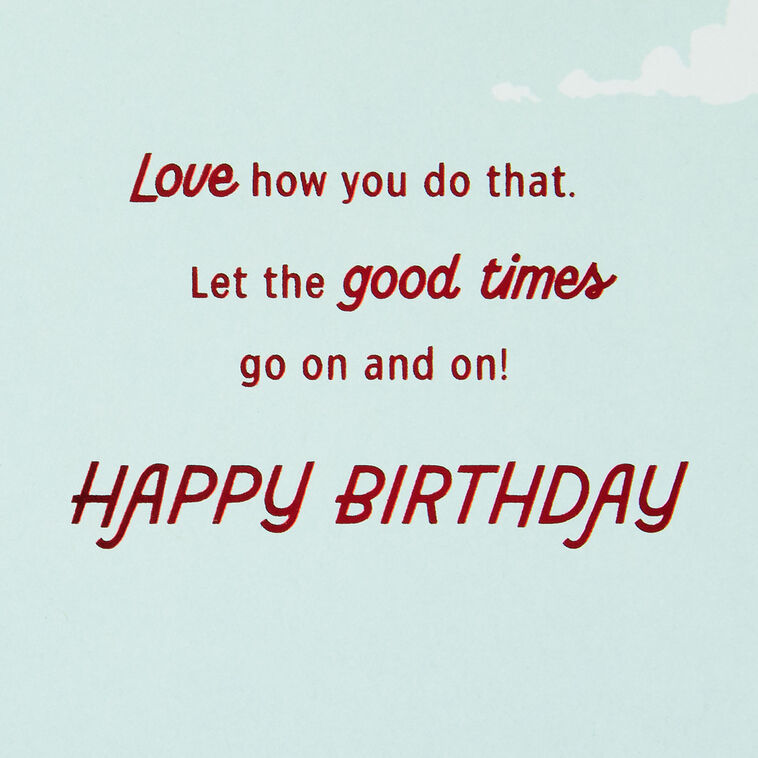 Hallmark Love How You Live Your Adventure 90th Birthday Card