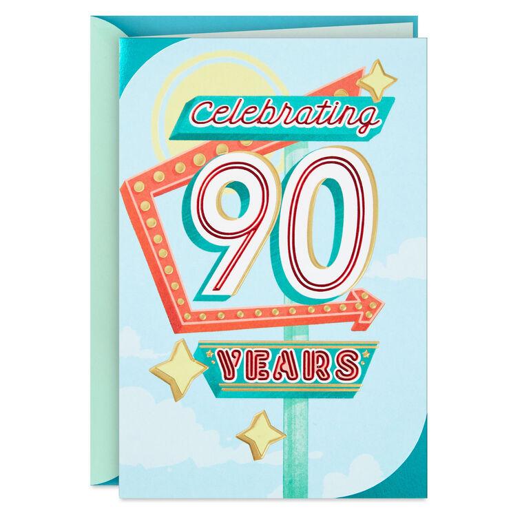 hallmark Love How You Live Your Adventure 90th Birthday Card
