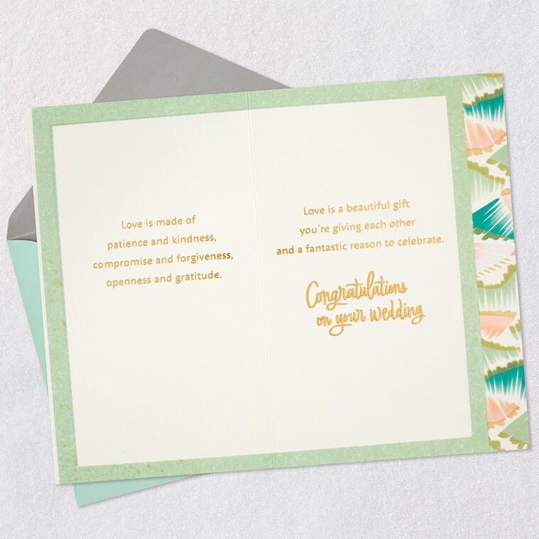 Hallmark Love Is A Gift Wedding Card For Son And Daughter-in-Law
