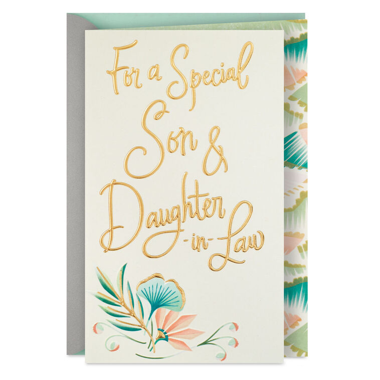 hallmark Love Is a Gift Wedding Card for Son and Daughter-in-Law
