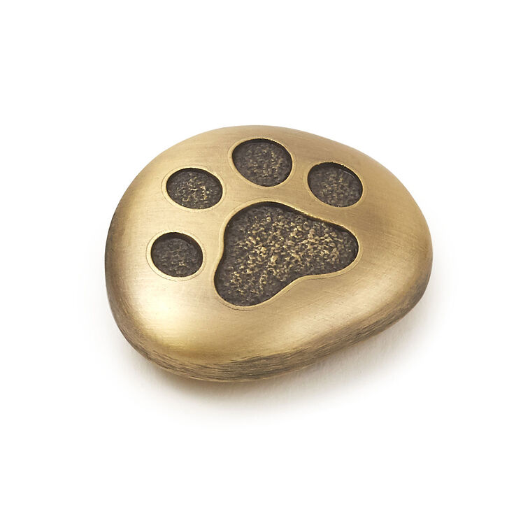 hallmark Love Is Furever Paw Print Metal Pocket Token