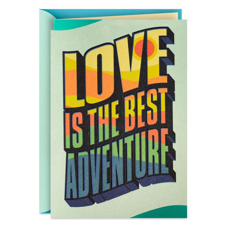 hallmark Love Is the Best Adventure Anniversary Card