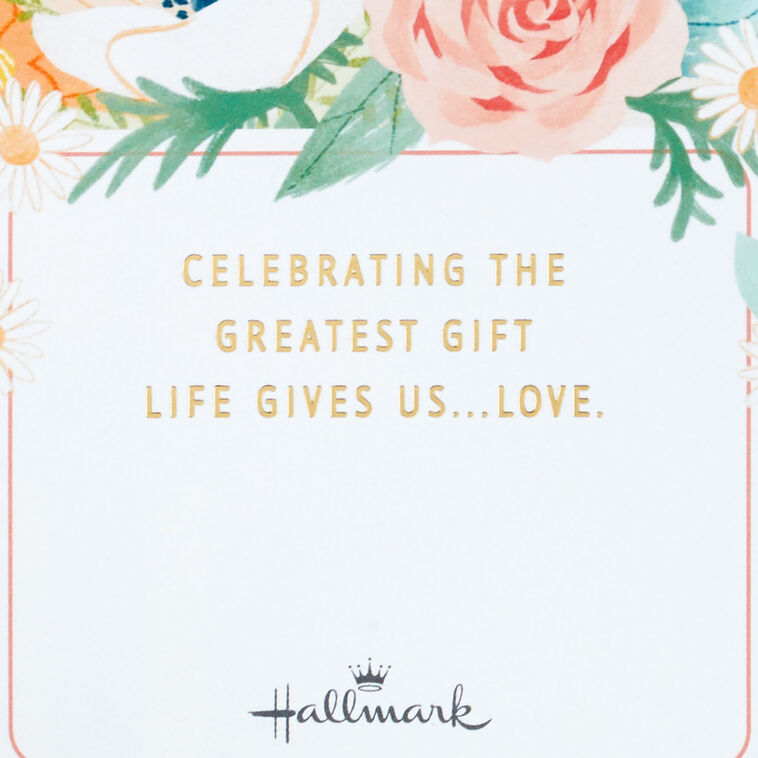 Hallmark Love Is The Greatest Gift 3D Pop-Up Anniversary Card