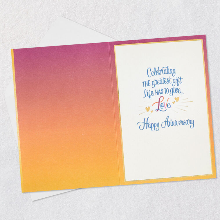 Hallmark Love Is The Greatest Gift Anniversary Card
