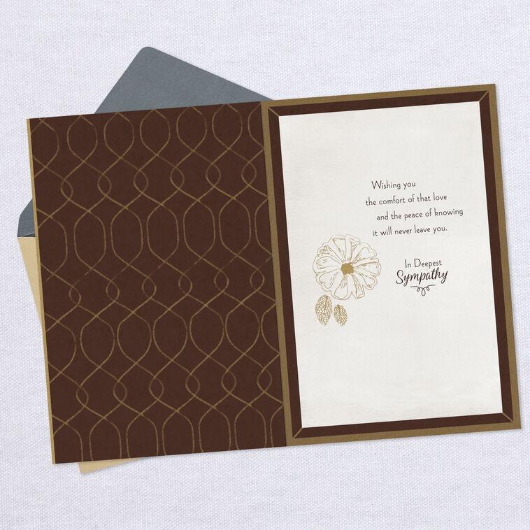 Hallmark Love Lasts Forever Blue Hydrangea In Vase Sympathy Card