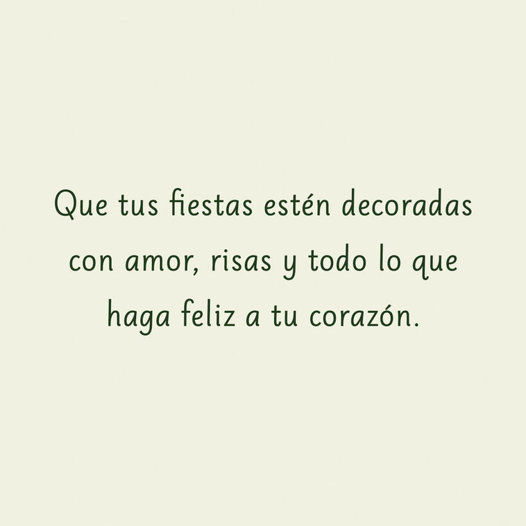 Hallmark Love Laughter And Happiness Spanish-Language Money Holder Christmas Card