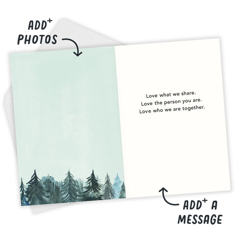 Hallmark Love Our Adventures Romantic Custom Love Card