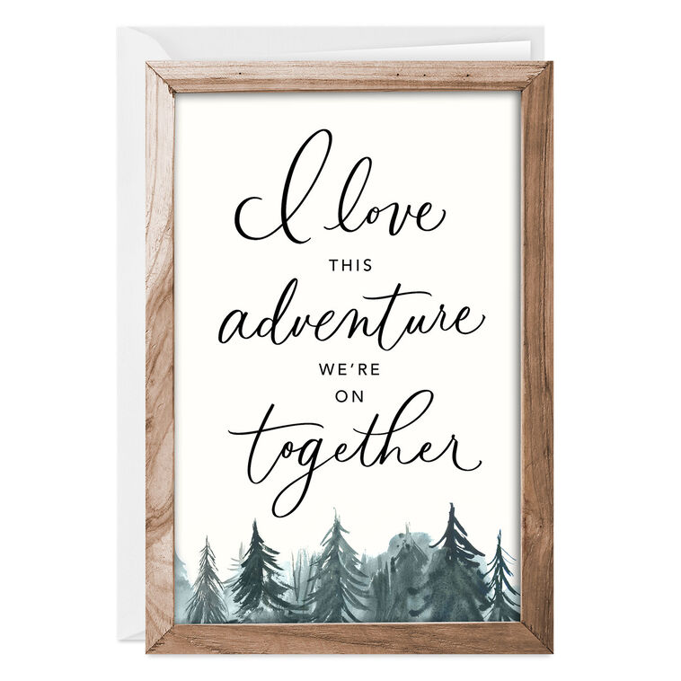 hallmark Love Our Adventures Romantic Custom Love Card