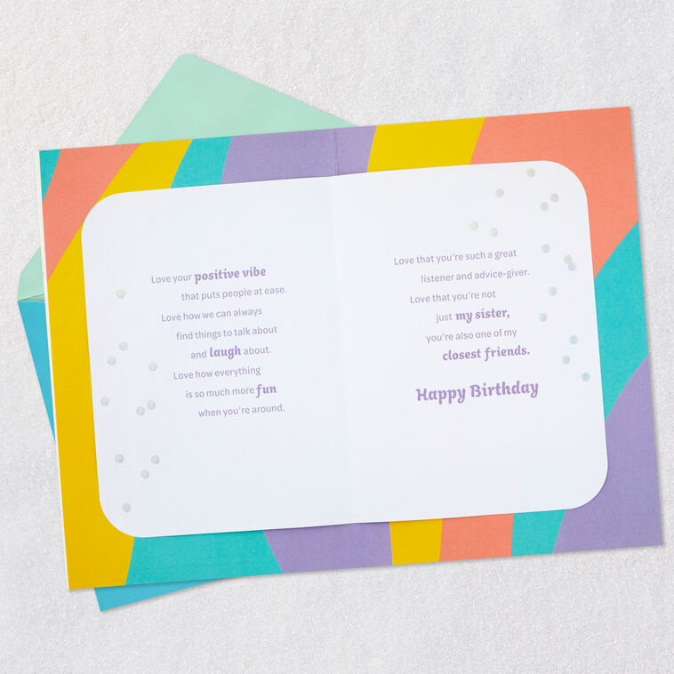 Hallmark Love So Much About You Birthday Card For Sister