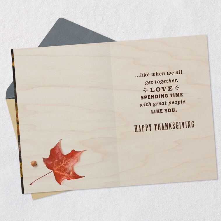 Hallmark Love Spending Time With You Thanksgiving Card For Brother And Family