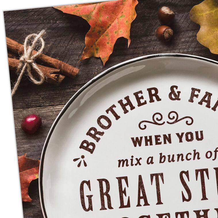 Hallmark Love Spending Time With You Thanksgiving Card For Brother And Family