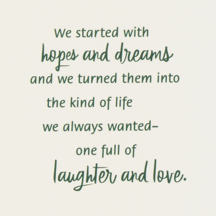 Hallmark Love The Life We’ve Made Together Anniversary Card For Him