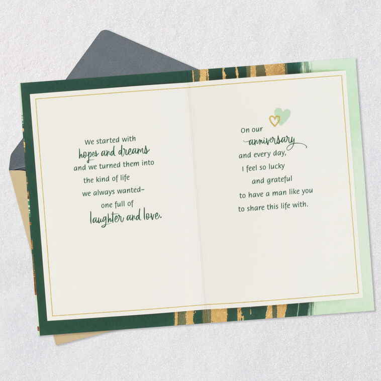 Hallmark Love The Life We’ve Made Together Anniversary Card For Him