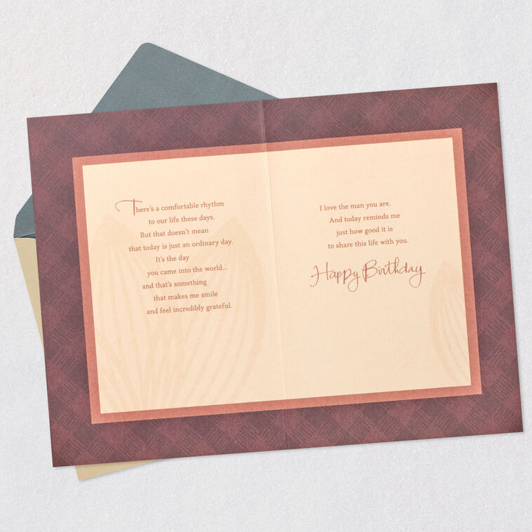 Hallmark Love The Man You Are Birthday Card For Husband