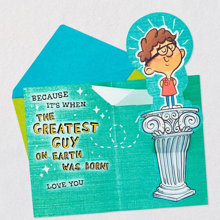 Hallmark Love This Day And You Funny Pop-Up Birthday Card For Him