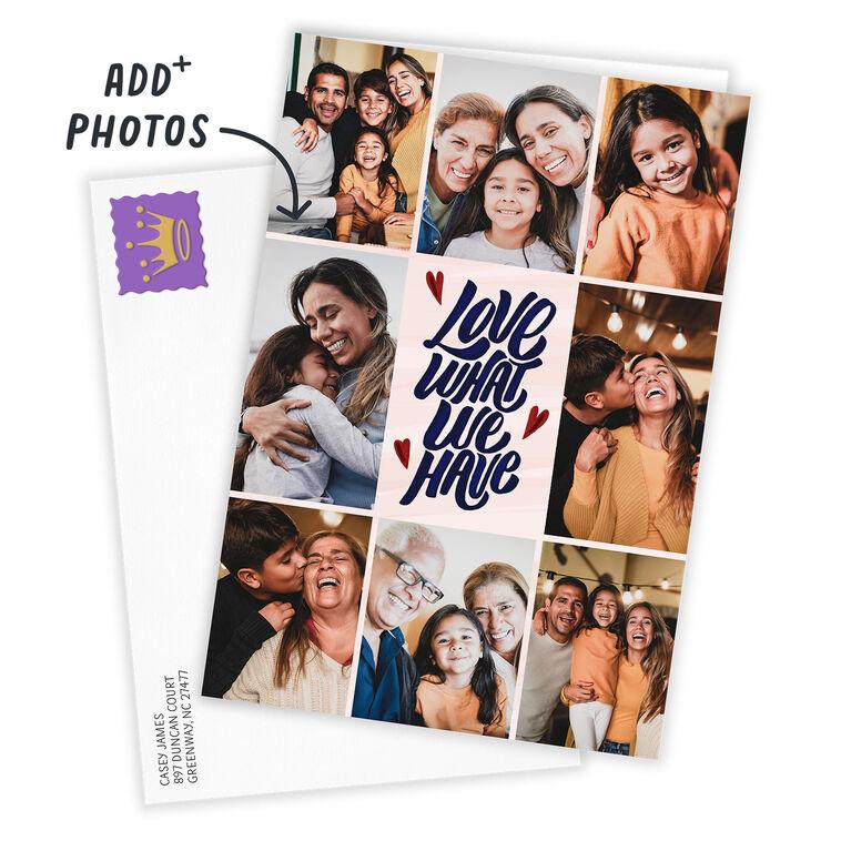 Hallmark Love What We Have Photo Collage Custom Card