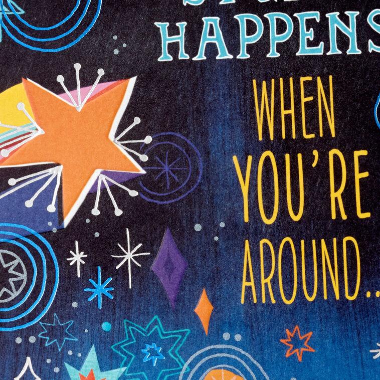 Hallmark Love When You're Around Birthday Card For Grandson