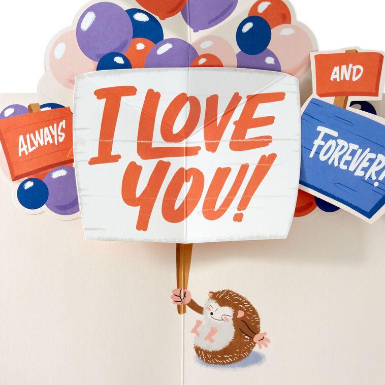Hallmark Love You Always And Forever Pop-Up Anniversary Card