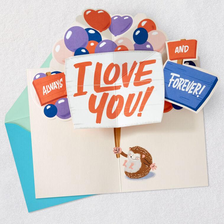 Hallmark Love You Always And Forever Pop-Up Anniversary Card