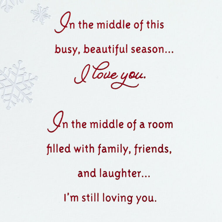 Hallmark Love You Always Christmas Card For Husband