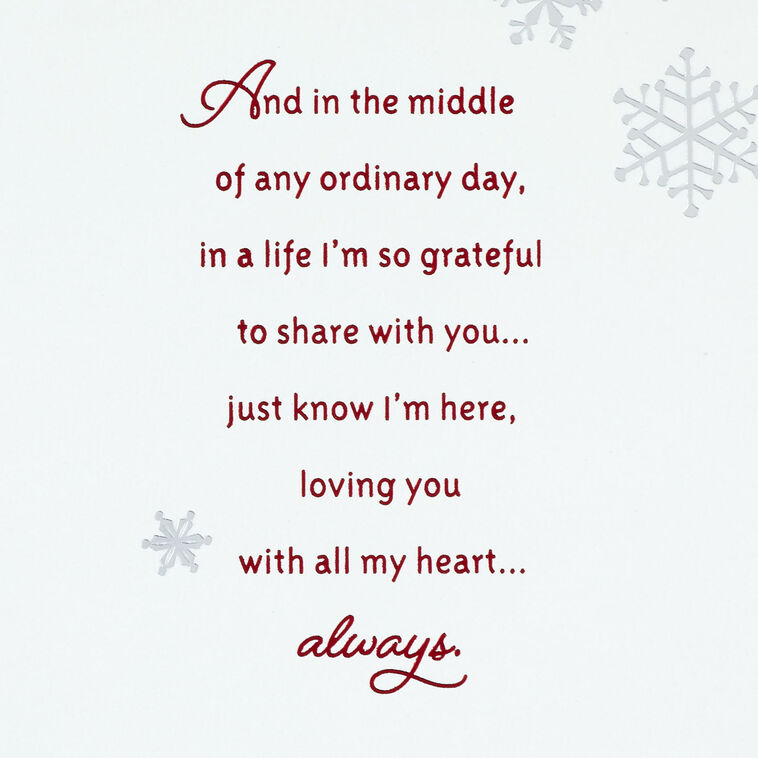 Hallmark Love You Always Christmas Card For Husband
