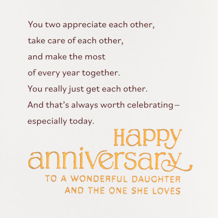 Hallmark Love You Each Love You Together Anniversary Card