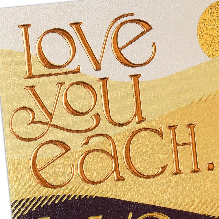 Hallmark Love You Each Love You Together Anniversary Card