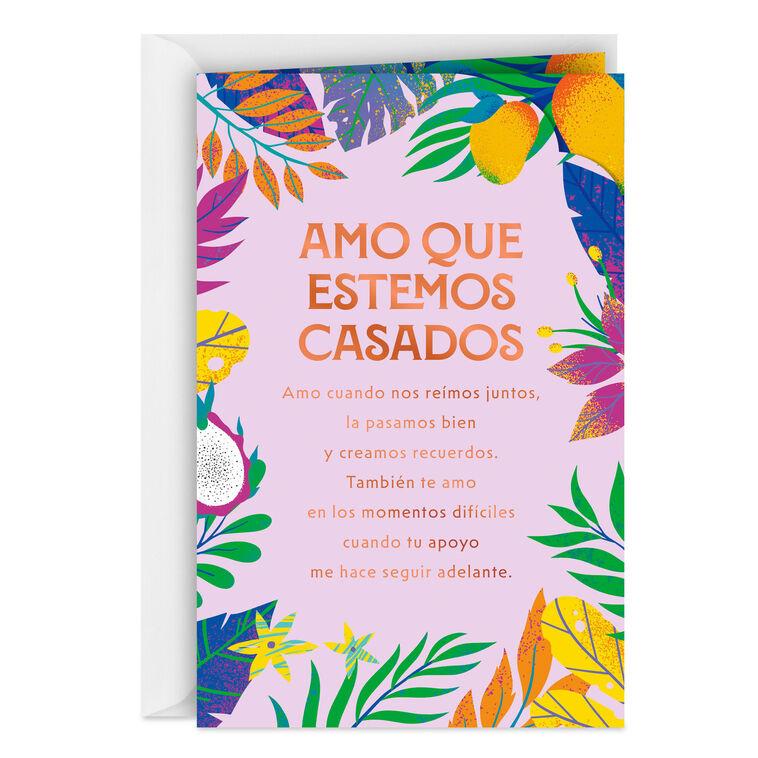 hallmark Love You Every Day Spanish-Language Birthday Card for Husband