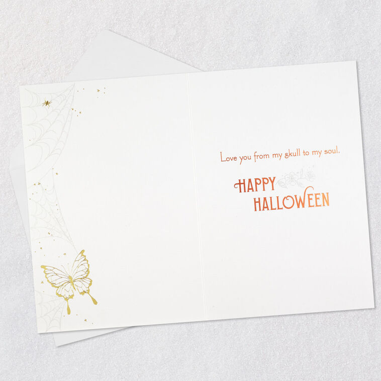 Hallmark Love You From My Skull To My Soul Halloween Card