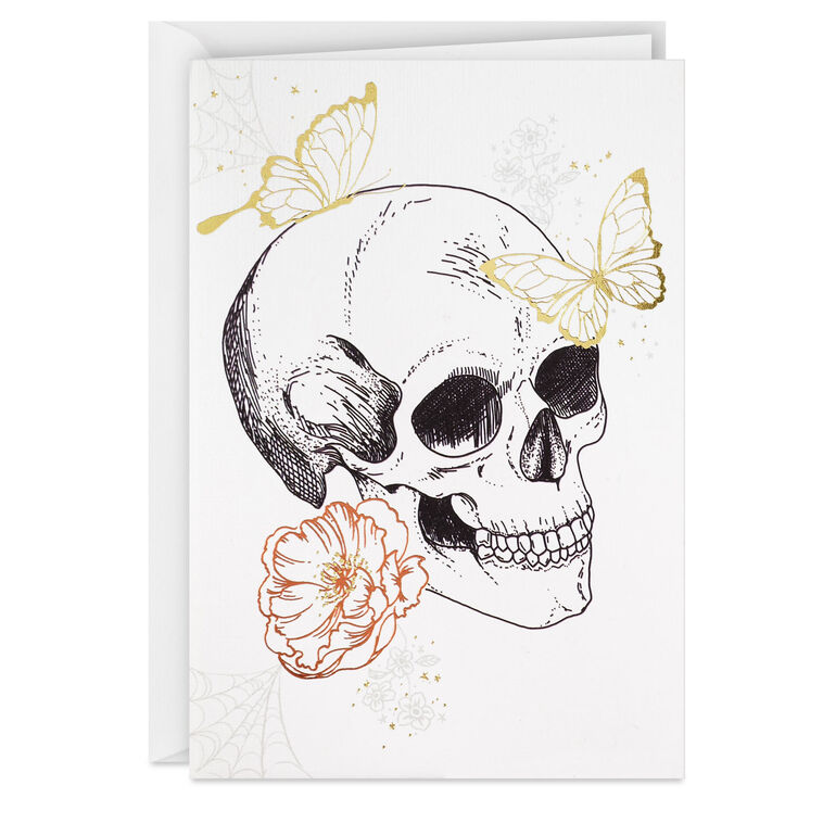 hallmark Love You From My Skull to My Soul Halloween Card
