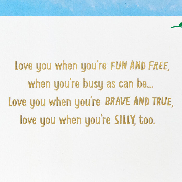 Hallmark Love You Just The Way You Are Birthday Card For Granddaughter