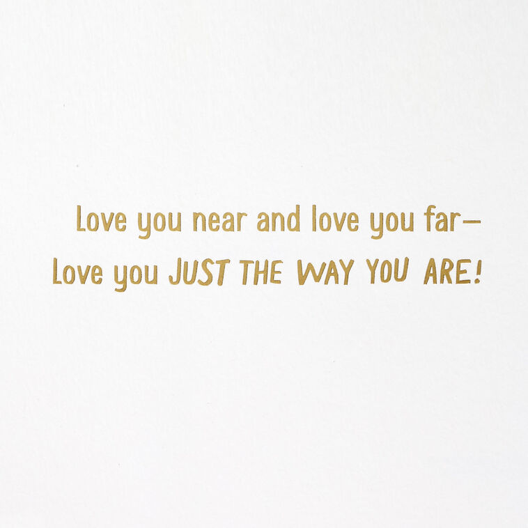 Hallmark Love You Just The Way You Are Birthday Card For Granddaughter