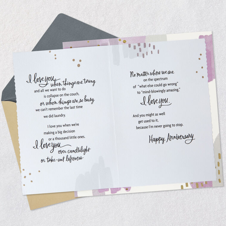 Hallmark Love You Literally All The Time Anniversary Card For Spouse