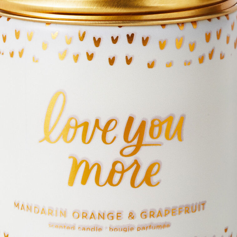 Hallmark Love You More Scented Single-Wick Jar Candle 7 Oz
