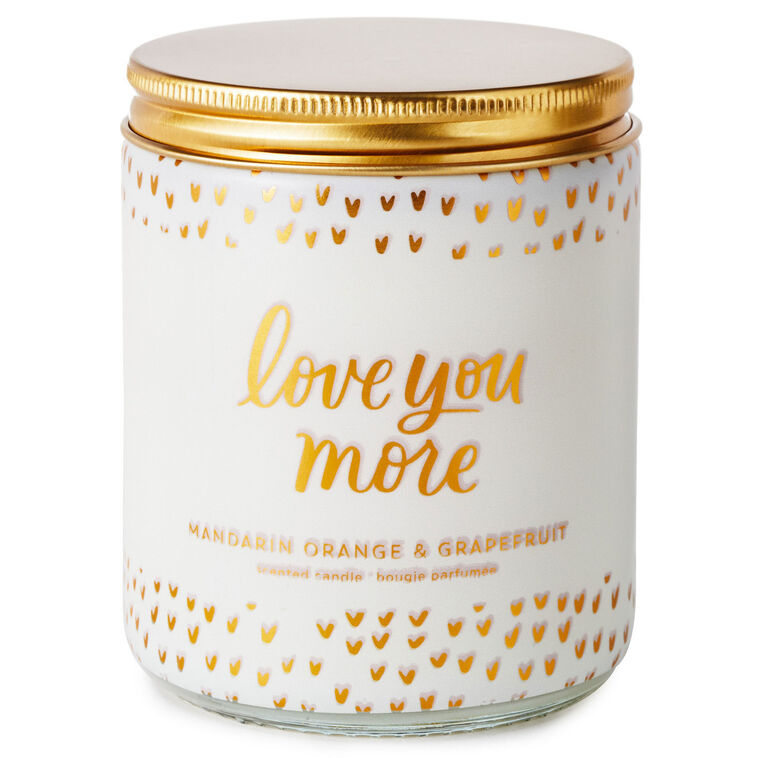 hallmark Love You More Scented Single-Wick Jar Candle 7 oz