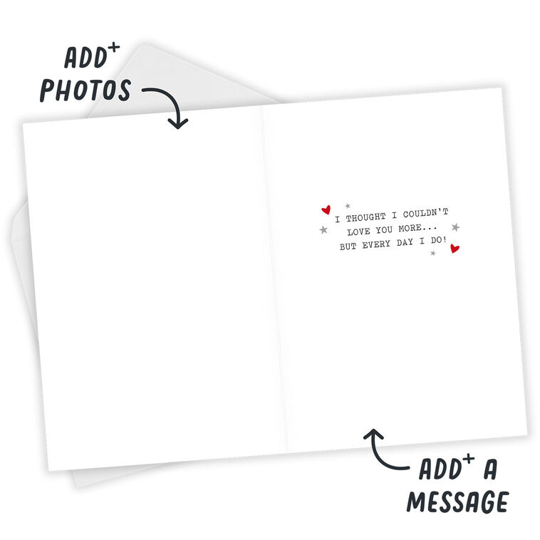 Hallmark Love You More Than All The Stars Custom Anniversary Card