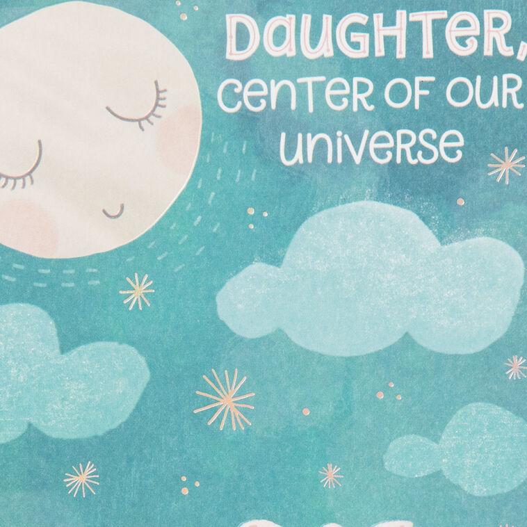 Hallmark Love You To The Moon And Back 1st Birthday Card For Daughter