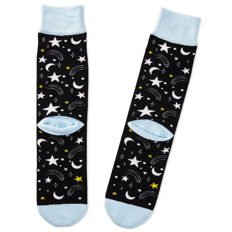 Hallmark Love You To The Moon And Back Novelty Crew Socks