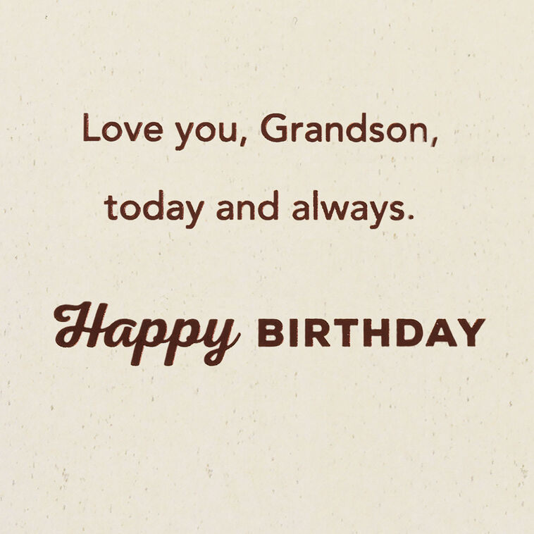 Hallmark Love You Today And Always Birthday Card For Grandson