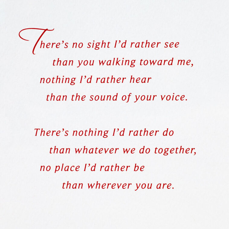 Hallmark Love You With All My Heart Romantic Christmas Card