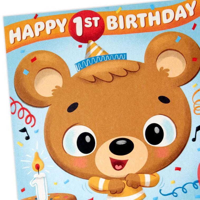 Hallmark Loved From Head To Toe Pop-Up First Birthday Card For Boy