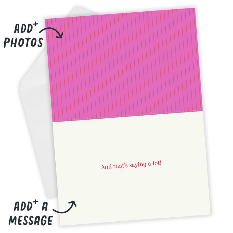Hallmark Loved More Than Hallmark Movies Custom Card