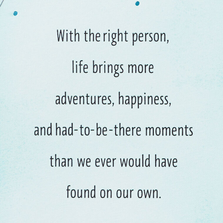 Hallmark Lovin' Life With You Romantic Birthday Card